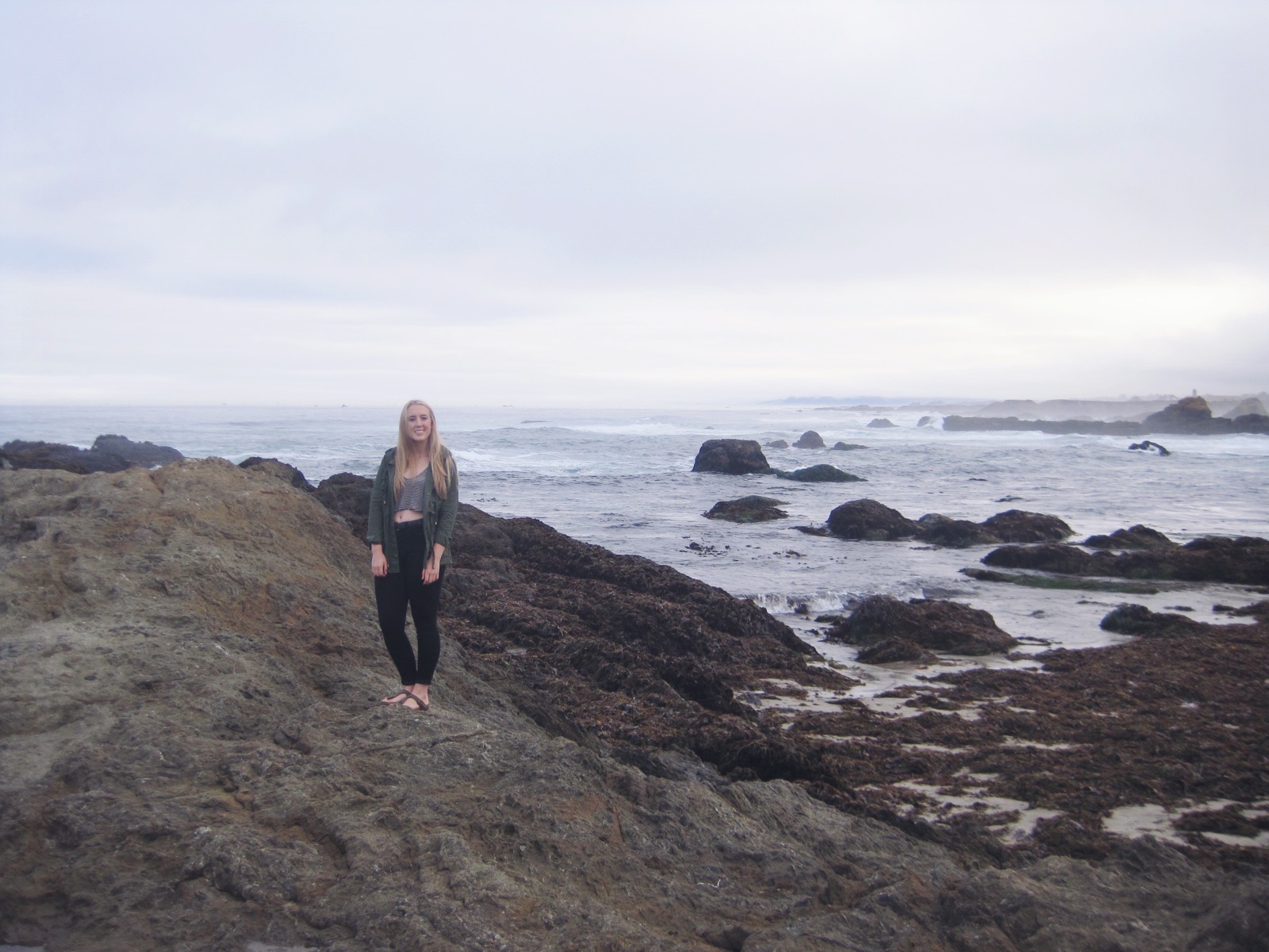 Fort Bragg at Glass Beach - The beach is covered in gorgeous beads of weathered glass that sparkles in the sun