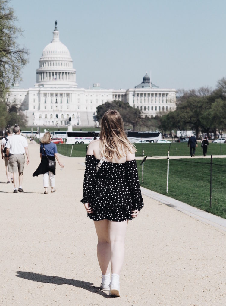 Travel Style in ASOS Off the Shoulder Dress