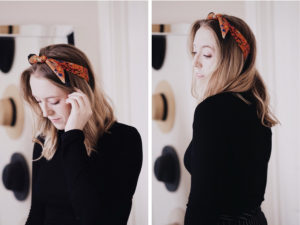 ways to wear a hair scarf neckerchief bandana