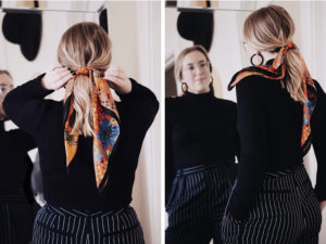 ways to wear a hair scarf neckerchief bandana