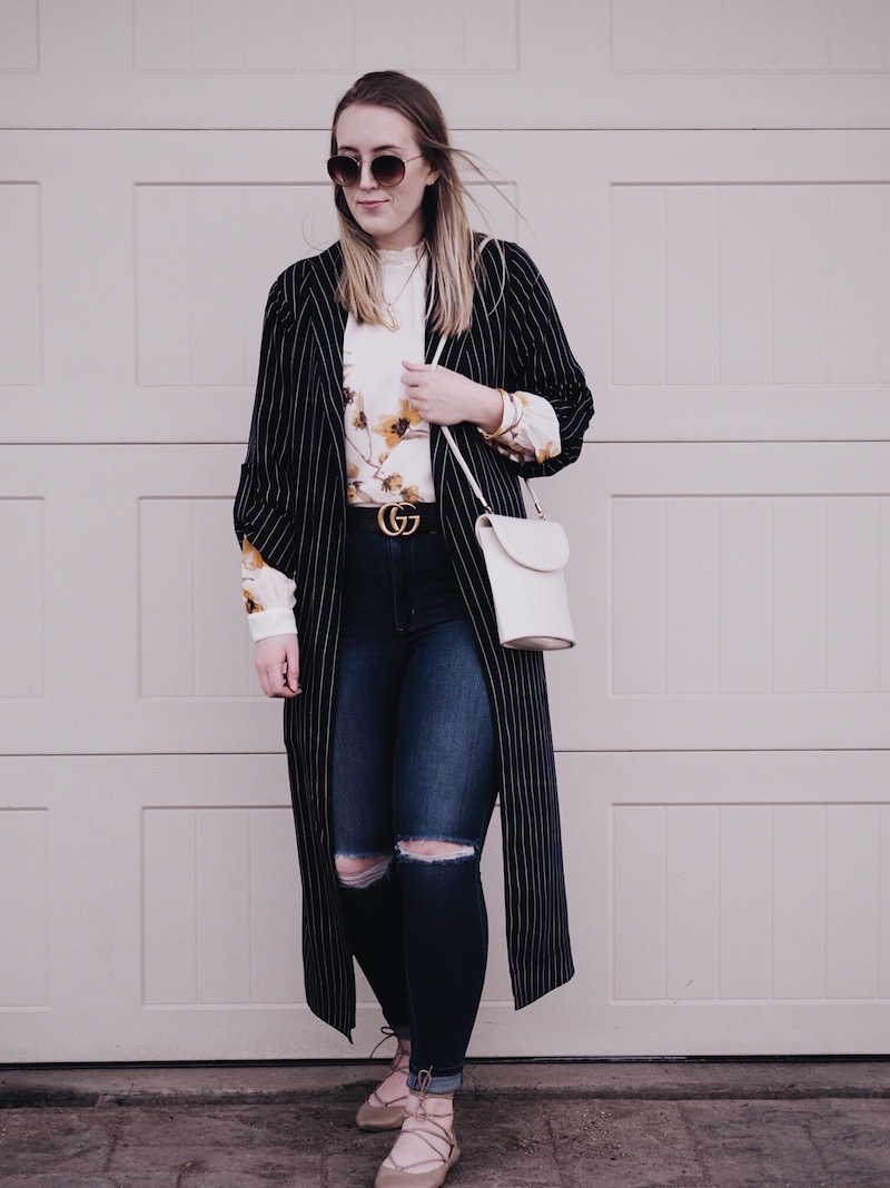 spring style tips, how to dress for spring, what to wear in the spring, aritzia outfit